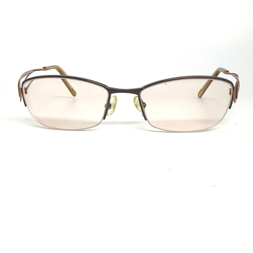 Koali 7368K Eyeglasses Brown Bronze Metal‎ Rectangular Frames 49-17-135 21526